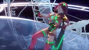 ゼノブレイド2 ホムラ ヒカリ ニア セックス 中出し