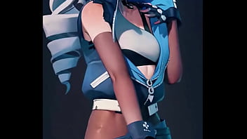 An Icy Genshin Fighter Shows Off Her Bold Style In Denim And Fur Her Silver Hair Glowing With Cold Allure Beauty And Danger Walk Hand In Hand… Ready To Uncover Her Secret Bio Link Waiting thumbnail
