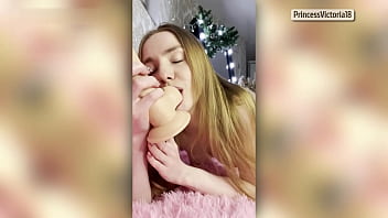 Oh yes come inside me sweetie hot dildo riding from ginger baby