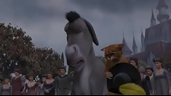 Shrek 3 con fiona y burro canción