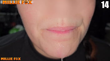 Amateur milf swallows 20 loads of cum millie fox