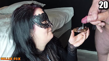 Amateur milf swallows 20 loads of cum millie fox