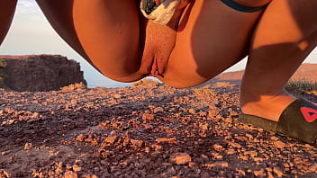 Compilation of public pissing in nature while traveling pov free