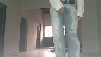 Deliciosos orgasmos y pantalon orínado con pañal de tela