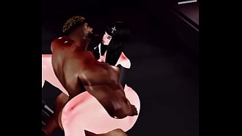 Mi perrita blanca le encanta la verga negra