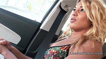 Beautiful big ass teen in public bangs