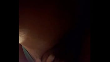 Thick ebony play with her pussy