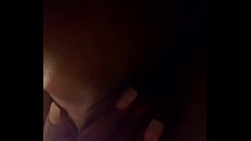 Thick ebony play with her pussy