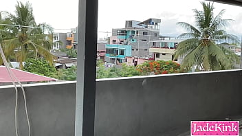 Street slut used and fucked on under construction site