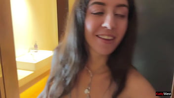 Neighbor peep at me naked on the balcony and i offered him anal sex