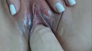 Beautiful babe toys her horny cunt