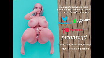 3d milf gets a lot of cum on yoga class