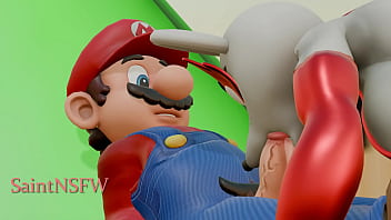 Mario bros 3d animation blender