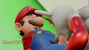 Mario bros 3d animation blender