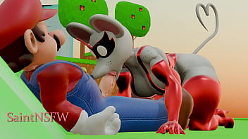 Mario bros 3d animation blender