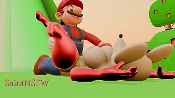 Mario bros 3d animation blender