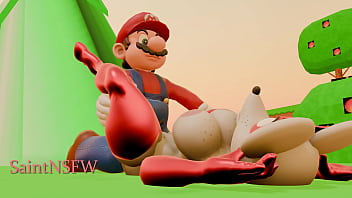 Mario bros 3d animation blender