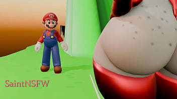 Mario bros 3d animation blender