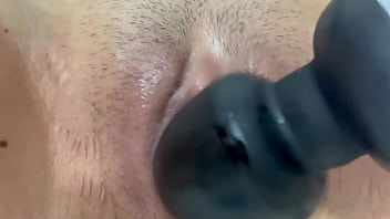 The perfect latina girl in shorts is naughty and masturbates her pussy is very creamy and sleazy b