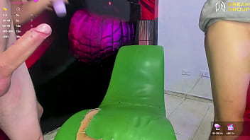 There is a monster cock inside of my pussy