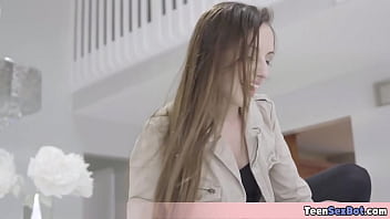 Cute stepsister tries a special fetish