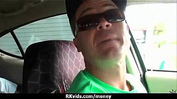 Desperate teen naked in public and fucks to pay rent 27