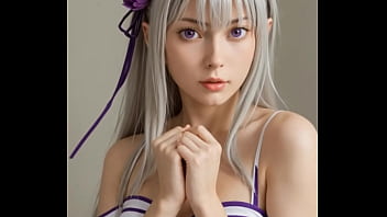 Emmilia re zero cosplay realista ia Emmilia re zero cosplay realista ia