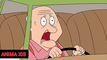 Idoso lavou carro e ganhou gozada de velha