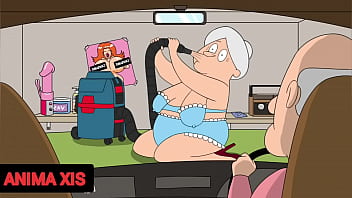 Idoso lavou carro e ganhou gozada de velha