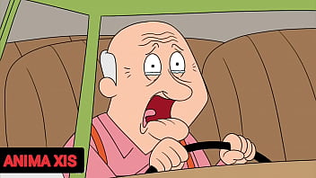 Idoso lavou carro e ganhou gozada de velha