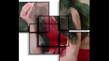 Kit summers vapor filling the room she can suck it down with the best of them