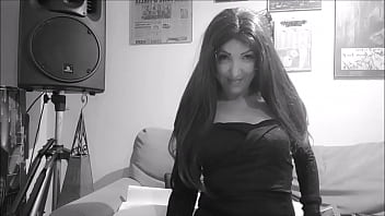 Morticia addams without her long black dress