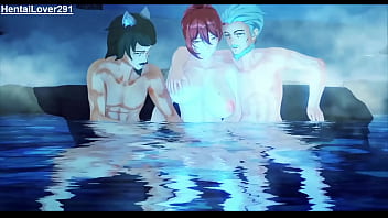 Himeko double penetration seru