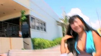 Kynaa flashes in public and fucked for money