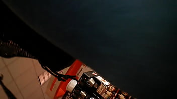 Sexy latina big butt shopping