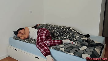 Foot fetish brunette sucking toe in the morning shanaxnow