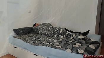 Foot fetish brunette sucking toe in the morning shanaxnow