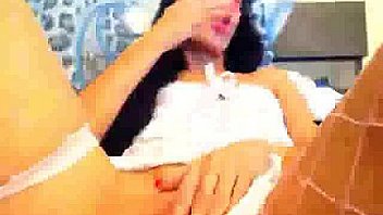 Dark haired female plentifully entertained herself with toy cock