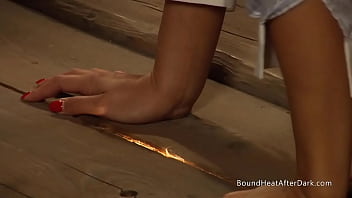 Sexy lesbian mistress enjoys in pleasure and orgasms with slave