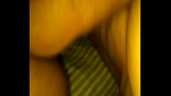 Hitting it behind her flexable legs