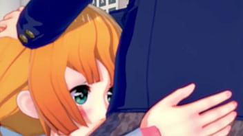 Student girl loves doing blowjobs