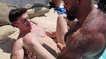 Blazing Embrace In A Sitges Pool thumbnail