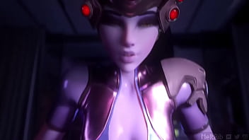 Widowmaker makes you cum reverse cowgirl