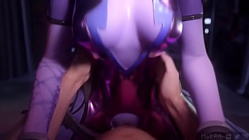 Widowmaker makes you cum reverse cowgirl