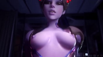 Widowmaker makes you cum reverse cowgirl