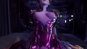 Widowmaker makes you cum reverse cowgirl