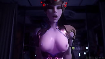 Widowmaker makes you cum reverse cowgirl