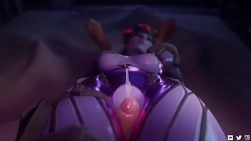 Widowmaker makes you cum reverse cowgirl
