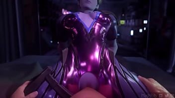 Widowmaker makes you cum reverse cowgirl