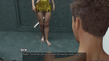 Stranded in space #66 petite brunette gives footjobs till you cum